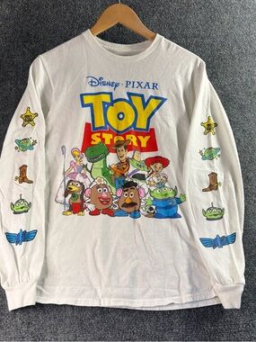 Toy Story adult White Long-Sleeve Graphic Shirt